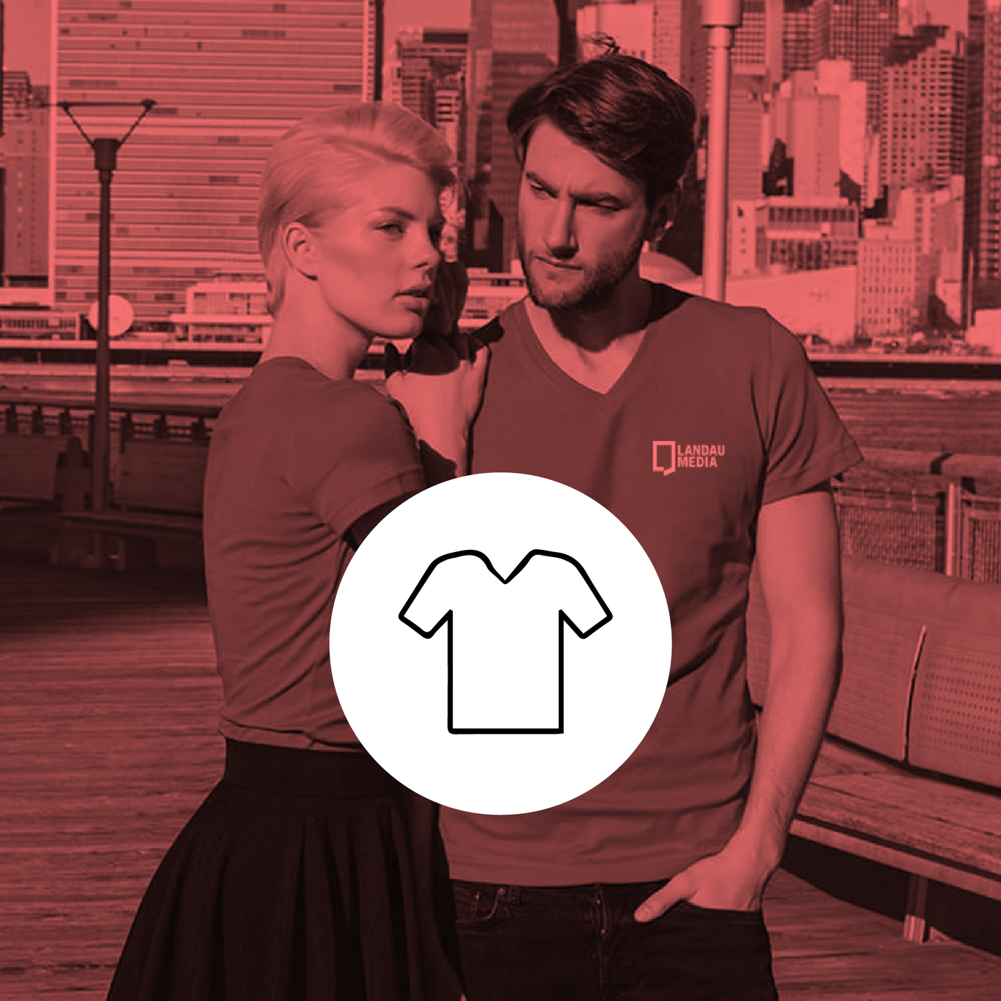 T-Shirt V-Ausschnitt